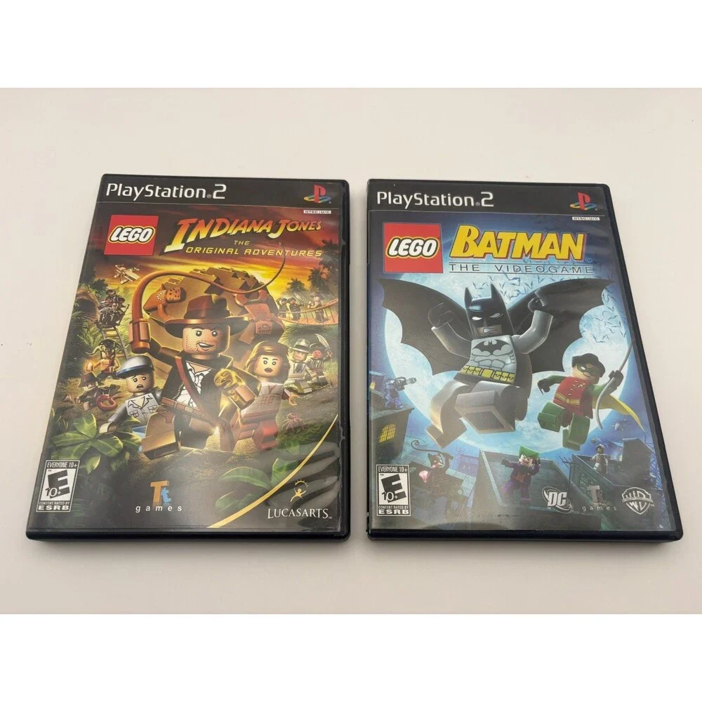 LEGO Batman: The Videogame & LEGO Indiana Jones PS2 Bundle | TESTED